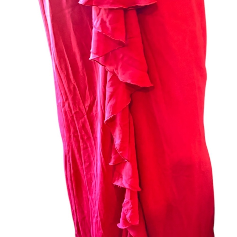 Milano Red ruffle dress - Picture 7 of 13